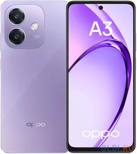 Смартфон OPPO A3 CPH2669 6+256 GB Космический Лиловый