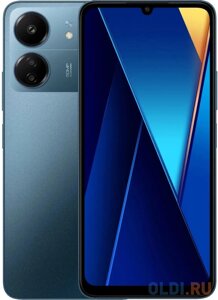 Смартфон POCO C65 6+128gb blue (MZB0foaru)