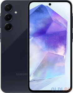 Смартфон samsung galaxy A55 5G SM-A556E 6,6(2340x1080) NFC cam (5012+5/32) exynos 1480 2.75ггц (8) (8/256) гб A14 5000мач темно-синий SM-A556ezkccau