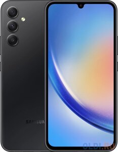Смартфон Samsung SM-A346E Galaxy A34 5G 128Gb 6Gb графит моноблок 3G 4G 6.6 1080x2340 Android 13 48Mpix 802.11 a/b/g/n/ac NFC GPS GSM900/1800 GS