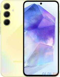 Смартфон Samsung SM-A556E Galaxy A55 5G 128Gb 8Gb желтый моноблок 3G 4G 2Sim 6.6 1080x2340 Android 14 50Mpix 802.11 a/b/g/n/ac/ax NFC GPS GSM900