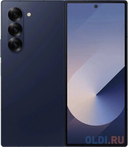 Смартфон Samsung SM-F956B Galaxy Z Fold 6 256Gb 12Gb синий раскладной 3G 4G 2Sim 7.6 1856x2160 Android 14 50Mpix 802.11 a/b/g/n/ac/ax NFC GPS GS