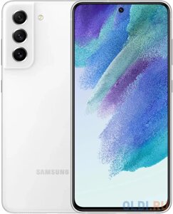 Смартфон Samsung SM-G990E Galaxy S21 FE 128Gb 8Gb белый моноблок 3G 4G 2Sim 6.4 1080x2340 Android 12 12Mpix 802.11 a/b/g/n/ac/ax NFC GPS GSM900/