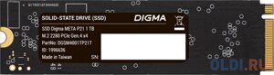 SSD накопитель Digma Meta P21 1 Tb PCI-E 4.0 х4