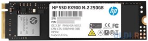 SSD накопитель HP EX900 250 gb PCI-E 3.0 x4