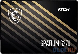 SSD накопитель MSI spatium S270 480 gb SATA-III