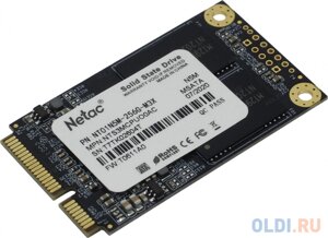 SSD накопитель netac N5m 256 gb msata NT01N5m-256G-M3x