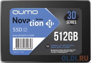 SSD накопитель QUMO novation 512 gb SATA-III