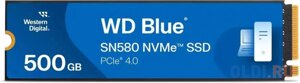 SSD накопитель Western Digital Blue SN580 500 Gb PCI-E 4.0 х4