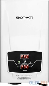 Стабилизатор напряжения для газового котла SMARTWATT AVR BOILER 1000RW (140W - 260W, 1000VA, 1 кВт, 50 Гц, розеток - 1,