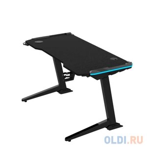 Стол для компьютера (для геймеров) с электроприводом и RGB-подсветкой FoxGear FG-ZE-49B (ширина 125 см)