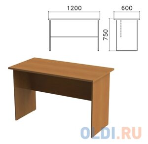 Стол письменный Монолит, 1200х600х750 мм, цвет орех гварнери, СМ21.3