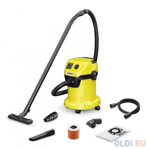 Строительный пылесос Karcher WD 3 P V-17/4/20 Workshop сухая влажная уборка жёлтый