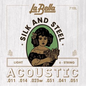 Струны для акустической гитары La Bella
