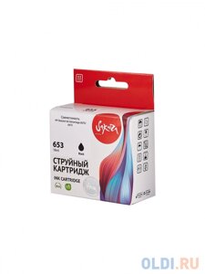 Струйный картридж Sakura 3YM75AE (653 Black) для HP DeskJet Plus Ink Advantage 6000/6075/6475, пигментный тип чернил, черный, 11 мл., 600 к.