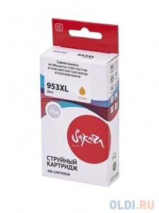 Струйный картридж Sakura F6U18AE (953XL Yellow) для HP Officejet 8702/7720/7730WF AIO; Pro 8210/8211/8218/8710/8711/8715/8716/8717/8718/8719/8720/8721