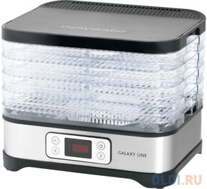 Сушилка для овощей и фруктов 500W LINE GL2640 GRAY galaxy