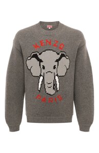 Свитер из шерсти и хлопка Kenzo