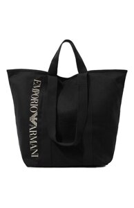 Текстильная пляжная сумка Emporio Armani