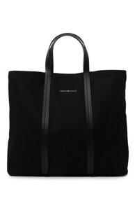 Текстильная сумка-шопер Emporio Armani