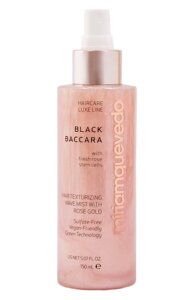 Текстурирующий мист для волос с 23К розовым золотом и розой Black Baccara (150ml) Miriamquevedo