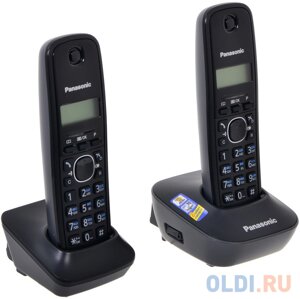 Телефон DECT Panasonic KX-TG1612RUH АОН, Caller ID 50, 12 мелодий, дополнительная трубка