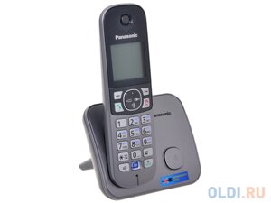 Телефон DECT Panasonic KX-TG6811RUM АОН, Caller ID 50, Спикерфон, Эко-режим, Радионяня