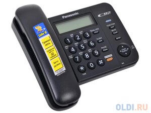 Телефон Panasonic KX-TS2358RUB АОН, Caller ID, ЖК-Дисплей, Flash, Recall, Pause, Память 50, Спикерфон, Wall mt.