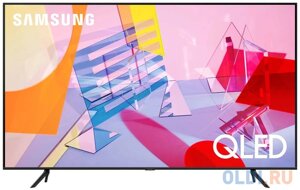 Телевизор 75 samsung QE75Q60bauxce черный 3840x2160 60 гц smart TV wi-fi 3 х HDMI 2 х USB RJ-45 bluetooth