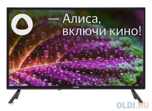 Телевизор LED digma 32 DM-LED32SBB31 яндекс. тв черный HD 60hz DVB-T DVB-T2 DVB-C DVB-S DVB-S2 USB wifi smart TV