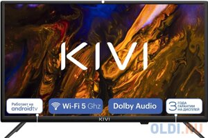 Телевизор LED kivi 24 M24HD70B черный HD 60hz DVB-T DVB-T2 DVB-C USB wifi smart TV (RUS)