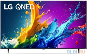 Телевизор LED LG 43 43QNED80T6a. ARUB черный титан 4K ultra HD 60hz DVB-T DVB-T2 DVB-C DVB-S DVB-S2 USB wifi smart TV (RUS)