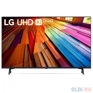 Телевизор LED LG 43 43UT80006LA. ARUB черный 4K ultra HD 60hz DVB-T DVB-T2 DVB-C DVB-S DVB-S2 USB wifi smart TV