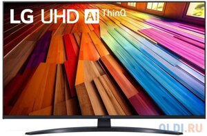 Телевизор LED LG 43 43UT81006LA. ARUB черный 4K ultra HD 60hz DVB-T DVB-T2 DVB-C DVB-S2 USB wifi smart TV