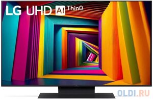 Телевизор LED LG 43 43UT91006LA. ARUB черный 4K ultra HD 60hz DVB-T DVB-T2 DVB-C DVB-S DVB-S2 USB wifi smart TV