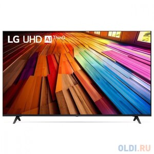 Телевизор LED LG 50 50UT80006LA. ARUB черный 4K ultra HD 60hz DVB-T DVB-T2 DVB-C DVB-S DVB-S2 USB wifi smart TV