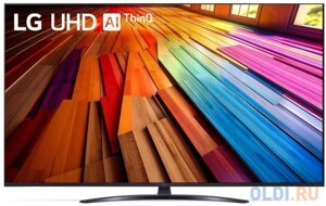 Телевизор LED LG 50 50UT81006LA. ARUB черный 4K ultra HD 60hz DVB-T DVB-T2 DVB-C DVB-S2 USB wifi smart TV