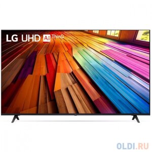 Телевизор LED LG 65 65UT80006LA. ARUB черный 4K ultra HD 60hz DVB-T DVB-T2 DVB-C DVB-S DVB-S2 USB wifi smart TV