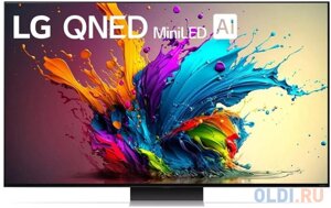 Телевизор LED LG 75 75QNED91T6a. ARUB черный титан 4K ultra HD 120hz DVB-T DVB-T2 DVB-C DVB-S DVB-S2 USB wifi smart TV