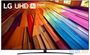 Телевизор LED LG 86 86UT81006LA. ARUB черный 4K ultra HD 60hz DVB-T DVB-T2 DVB-C DVB-S2 USB wifi smart TV