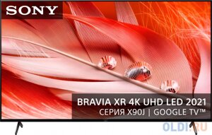Телевизор LED sony 75 XR-75X90J bravia черный 4K ultra HD 100hz DVB-T DVB-T2 DVB-C DVB-S DVB-S2 USB wifi smart TV