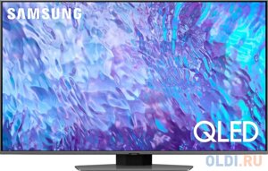 Телевизор QLED samsung 50 QE50Q80cauxru series 8 черненое серебро 4K ultra HD 60hz DVB-T2 DVB-C DVB-S2 USB wifi smart TV