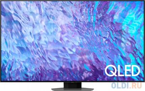 Телевизор QLED samsung 75 QE75Q80cauxce series 8 серебристый 4K ultra HD 120hz DVB-T2 DVB-C DVB-S2 USB wifi smart TV