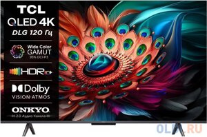 Телевизор QLED TCL 43 43C655 черный 4K ultra HD 60hz DVB-T DVB-T2 DVB-C DVB-S DVB-S2 USB wifi smart TV (RUS)