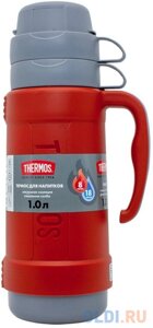 Thermos Термос со стеклянной колбой Picnic 40 Series, карминно-красный, 1 л.