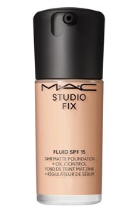 Тональная основа Studio Fix Fluid SPF 15 24HR Matte Foundation + Oil Control, N4.5 (30ml) MAC