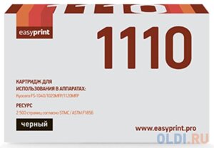 Тонер-картридж EasyPrint TK-1100 2500стр Черный