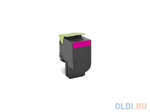 Тонер-Картридж Lexmark 80C8XM0 для CX510x пурпурный 4000стр