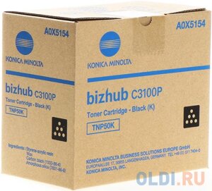 Тонер Konica-Minolta bizhub C3100P черный TNP-50K