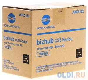 Тонер Konica Minolta TNP-22K 6000стр Черный